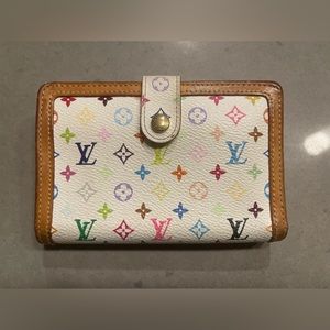 RARE Louis Vuitton Murakami Kisslock Wallet